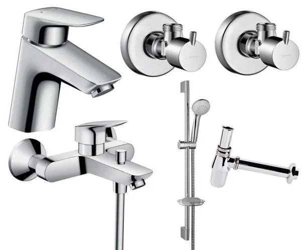 Набір змішувачів для ванни 5 в 1 HANSGROHE LOGIS 70