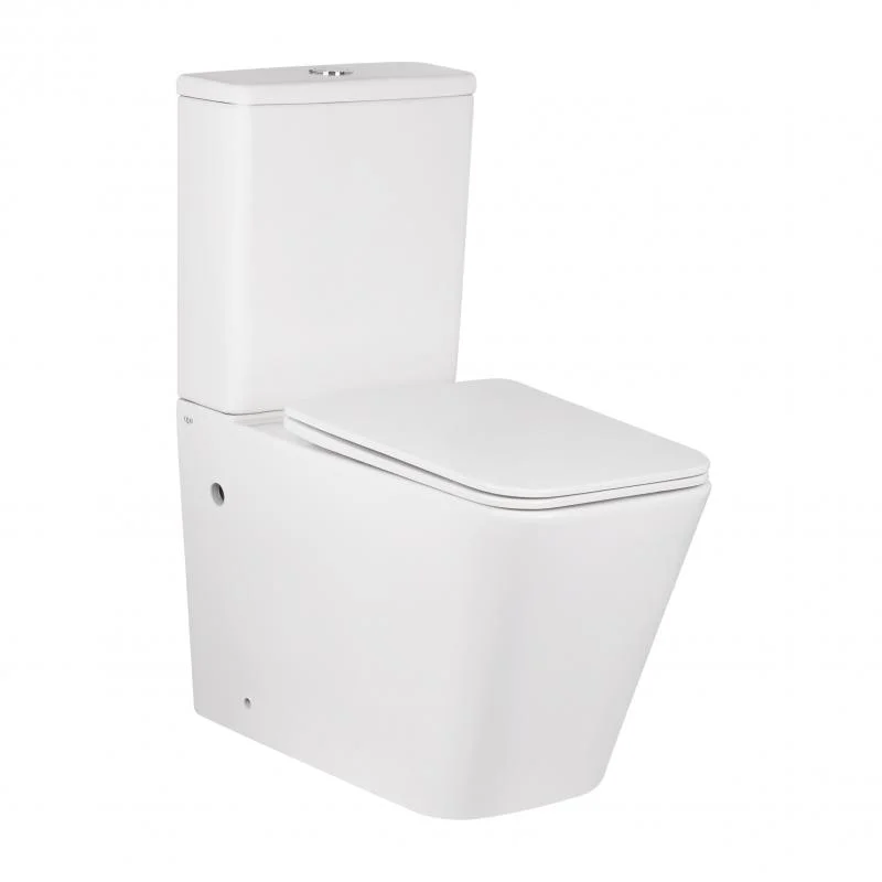 Безобідковий унітаз-компакт Qtap Tern з сидінням Soft-close