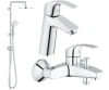 Набір змішувачів 3 в 1 GROHE EUROSMART