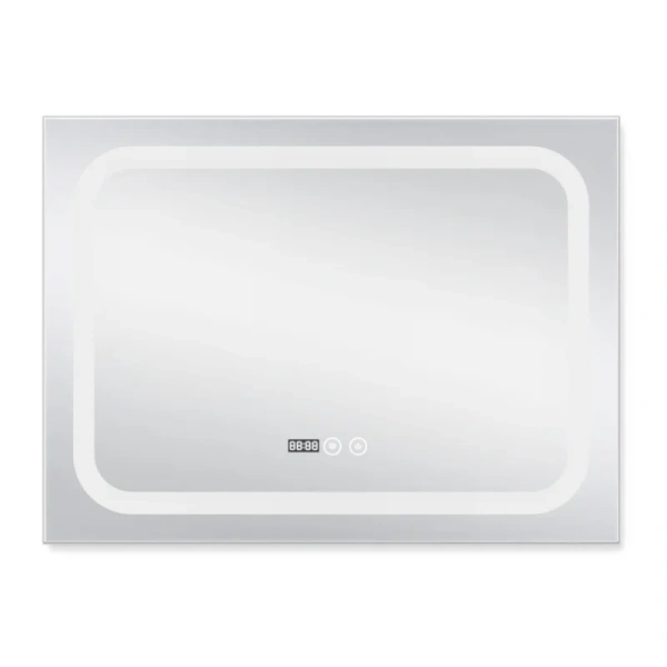 Дзеркало з підсвічуванням та антизапітнінням Qtap Mideya LED 800*600