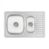 Кухонна мийка Lidz 78*50 Micro Decor 0,8 мм
