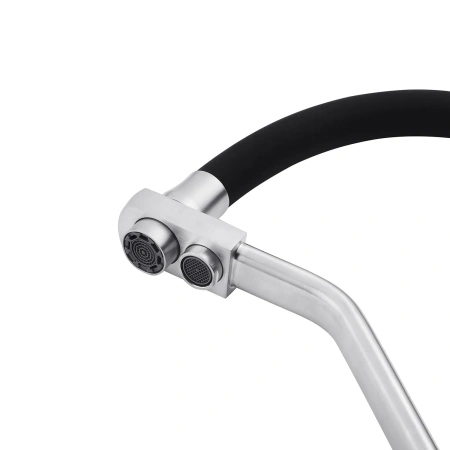 Змішувач для кухні на дві води з гнучким виливом Kroner Klassisch