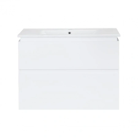 Комплект Qtap Albatross 810х725х460 White тумба підвісна + раковина врізна