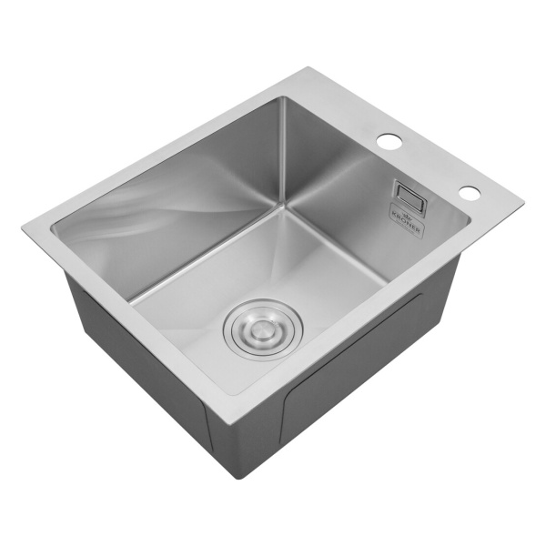 Кухонна мийка Kroner KRP Gebürstet - 4050HM (3.0/1.0 мм)