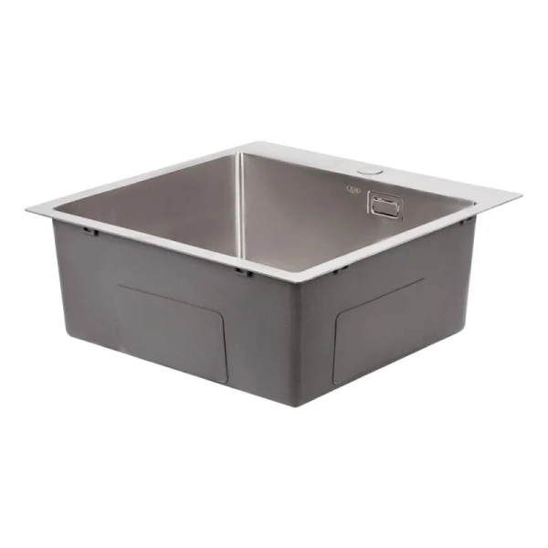 Фото Кухонна мийка Qtap 50*50 Satin 2.7/1.0 мм