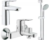 Набір змішувачів 3 в 1 GROHE BAU LOOP