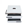 Тумба підлогова Qtap Taurus 600х616х437 White/Whitish oak зі стільницею