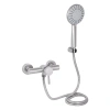 Змішувач для душу Lidz Aria 010 (з душовим гарнітуром) (k35) Nickel