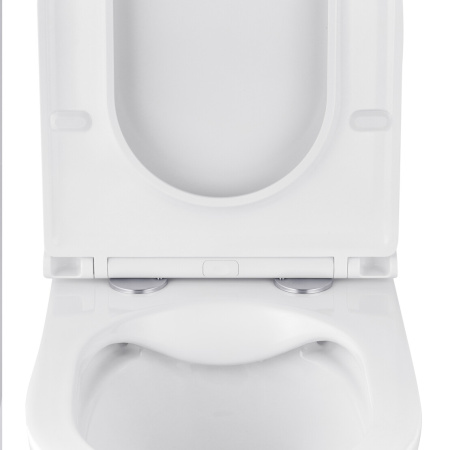 Унітаз підвісний безобідковий Kroner Armada WHI513636 RIMLESS з сидінням Slim Duroplast / Soft-close