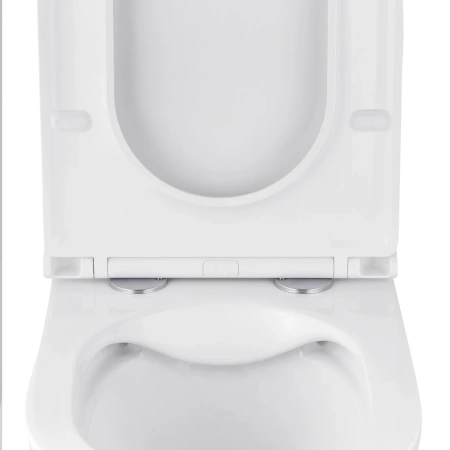 Унітаз підвісний безобідковий Kroner Armada WHI513636 RIMLESS з сидінням Slim Duroplast / Soft-close