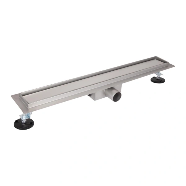 Трап для душу з сухим затвором під плитку 1000 мм Qtap (Нержавіюча сталь)