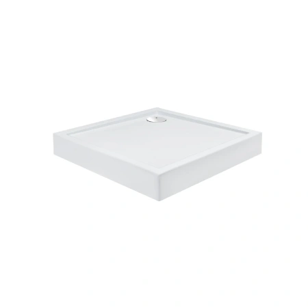 Фото Набір Qtap душова кабіна Presto Pear 1970x800x800 мм + піддон Tern 80x80x12 см з сифоном