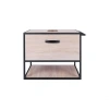 Тумба підвісна Qtap Taurus 600х476х469 Whitish oak зі стільницею