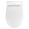 Унітаз підвісний безобідковий Kroner Oker WHI533536 RIMLESS з сидінням