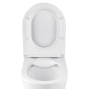 Унітаз підвісний безобідковий Kroner Armada WHI513636 RIMLESS з сидінням Slim Duroplast / Soft-close