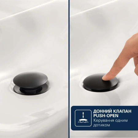 Фото Змішувач для раковини Grohe QuickFix Dice S-Size з донним клапаном