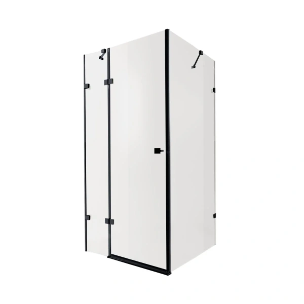 Душова кабіна Qtap Capricorn 120x80 см, скло Clear 6 мм, покриття CalcLess без піддона