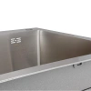 Фото Кухонна мийка з нержавіючої сталі Lidz 78*49L крило ліворуч 3,0/1,0 мм Brushed Steel