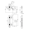 Фото Набір для гігієнічного душу настінного монтажу Qtap Tern