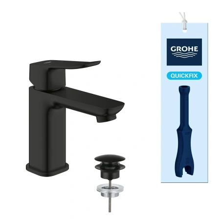 Фото Змішувач для раковини Grohe QuickFix Dice S-Size з донним клапаном