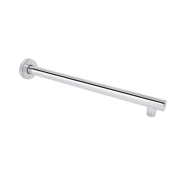Кронштейн для верхнього душу Qtap Trubice 370 мм округлий Chrome