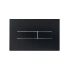 Клавіша змиву Qtap Standard 152x236x28 мм, Matt Black, лінійна