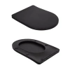 Унітаз підлоговий Qtap Robin Ultra Quiet безобідковий з сидінням Soft-close MATT BLACK