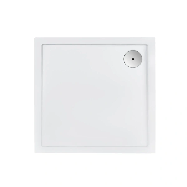 Фото Набір Qtap душова кабіна Presto Pear 1970x800x800 мм + піддон Tern 80x80x12 см з сифоном