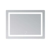 Дзеркало Lidz Kubis (KU2) 900х700 з LED-підсвічуванням Touch, з антизапотіванням, з регулюванням яскравості
