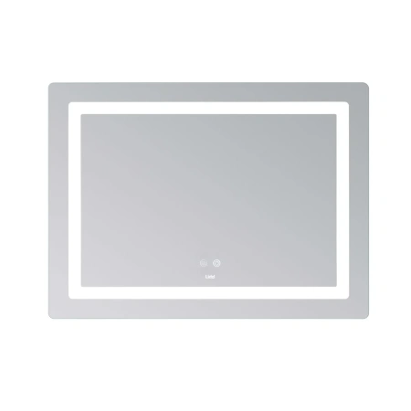 Дзеркало Lidz Kubis (KU2) 900х700 з LED-підсвічуванням Touch, з антизапотіванням, з регулюванням яскравості