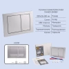 Готове рішення Qtap для ванної кімнати: підвісний унітаз Scorpio Ultra Quiet 520x365x365 + комплект інсталяції Nest 4 в 1 (квадратна клавіша Satin)