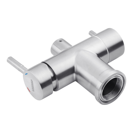 Змішувач для кухні на дві води з гнучким виливом Kroner Klassisch