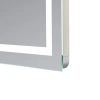 Дзеркало Qtap Mideya (MI1) 800x800 з LED-підсвічуванням Touch, з антизапотіванням, димером, рег. яскравості