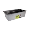 Фото Мийка для кухні Lidz Handmade H6845B 680x450 мм чорна інтегрована Brushed Black PVD