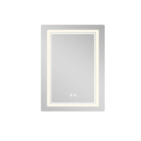 Дзеркало Qtap Cardinal (CA2) 600х800 з LED-підсвічуванням Touch, з антизапотіванням, з димером, рег. темп. кольору (3000-6500K)