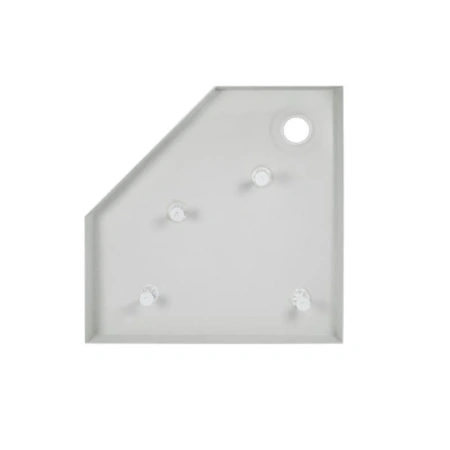 Фото Набір Qtap душова кабіна Scorpio-AC6 Clear 2120x900x900 мм + піддон Diamond 90x90x12 см з сифоном