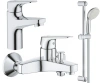 Набір змішувачів 3 в 1 GROHE BAU FLOW