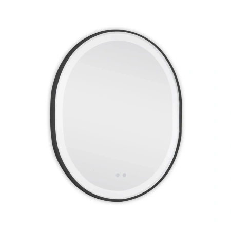 Дзеркало Qtap Gemini 800х700 з LED-підсвічуванням Touch, з антизапотіванням, з димером, рег. темп. кольору (3000-6500K)