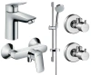 Набір змішувачів для душу 4 в 1 HANSGROHE LOGIS 100