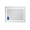 Дзеркало Qtap Cardinal 1000х700 з LED-підсвічуванням Touch, з антизапотіванням, з димером, рег. темп. кольору (3000-6500K)