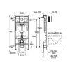 Інсталяція для унітазу GROHE FRESH RAPID SL
