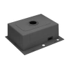 Фото Комплект кухонна мийка Kroner Schwarze-6050HM PVD + змішувач Ersel-GRP03393BLK + дозатор Spender-026