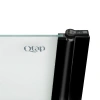 Штора на ванну Qtap Standard скло Pear 6 мм, 75х140 см, права