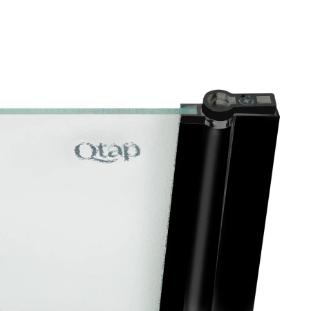 Штора на ванну Qtap Standard скло Pear 6 мм, 75х140 см, права