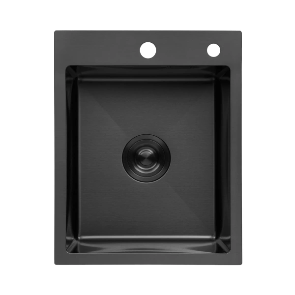 Кухонна мийка Kroner KRP PVD Schwarze - (3,0/1,0 мм)