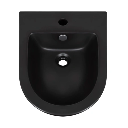 Комплект Qtap Robin Matt Black 2 в 1: унітаз підвісний Ultra Quiet QT13332381АSMB + біде підвісне
