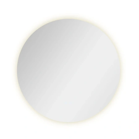 Дзеркало Qtap Taurus R800 з LED-підсвічуванням Touch, з антизапотіванням, з димером, рег. темп. кольору (3000-6500K)