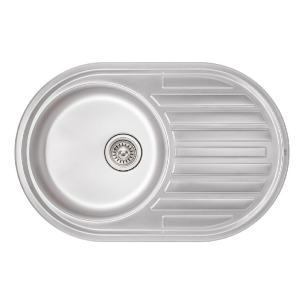 Кухонна мийка Qtap 7750 Micro Decor 0,8 мм