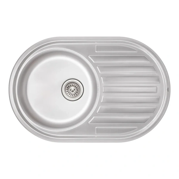 Кухонна мийка Qtap 7750 Micro Decor 0,8 мм