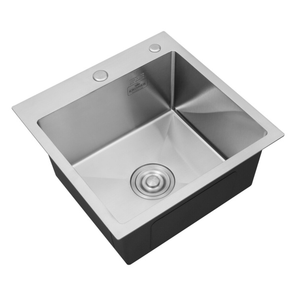 Кухонна мийка Kroner KRP Gebürstet - 4545HM (3.0/1.0 мм)